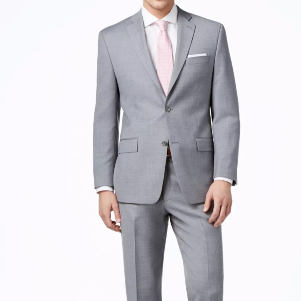 Michael Kors Men's Sharkskin Suit Jacket